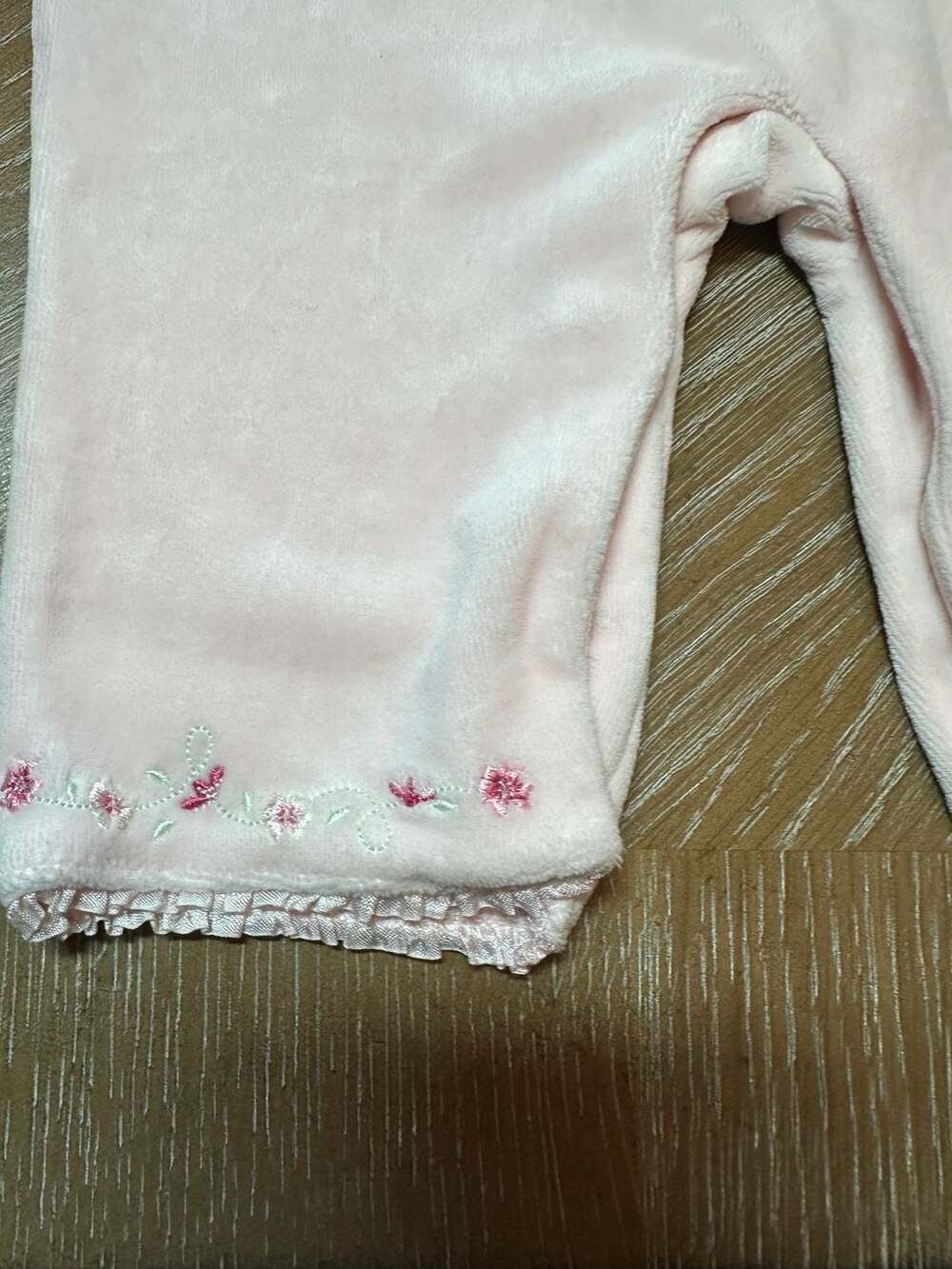 Vintage 90s y2k Disney Collection Winnie The Pooh Romper Size 6M Pink Velour - Picture 3 of 7
